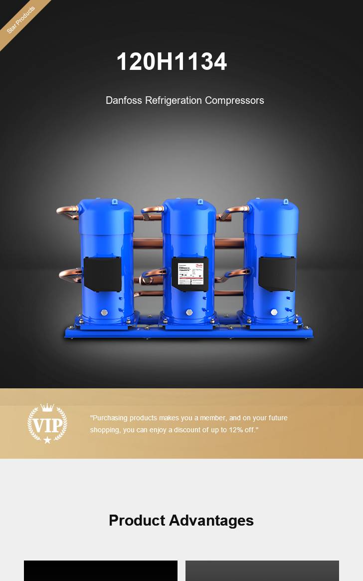 Danfoss Compressor 120H1134, technical parameters pdf, structure diagram